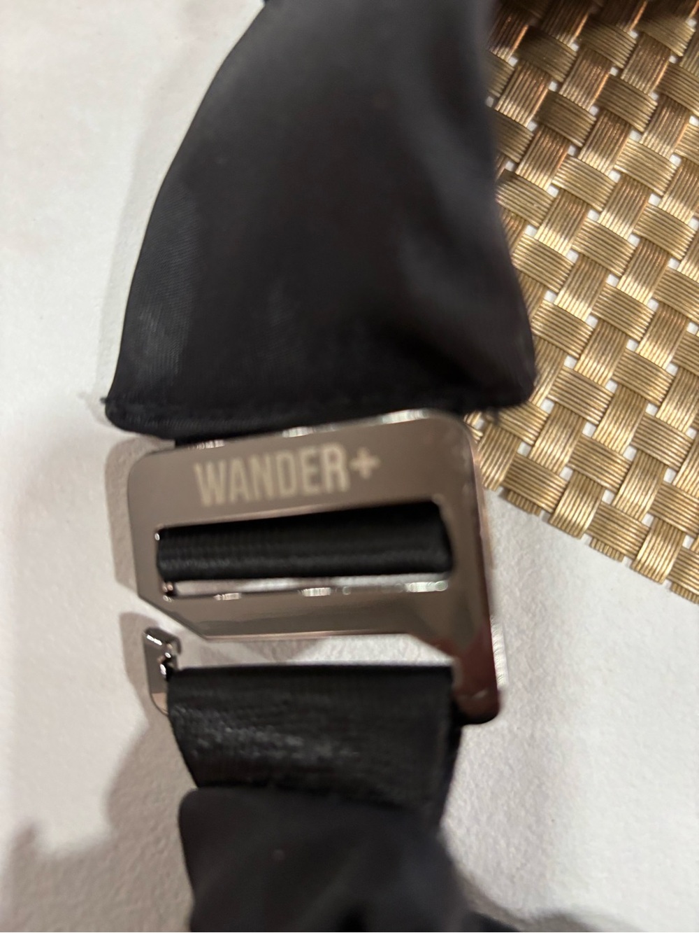 Wanderlust Black Triangle Sling Bag with Silver Hardware Used for 5 days! - Picture 3 of 6
